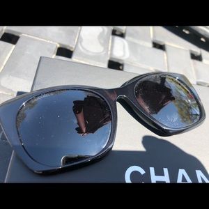 Authentic Chanel magnetic “clip on” sunglasses